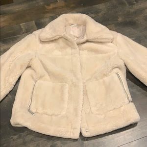 Faux fur coat